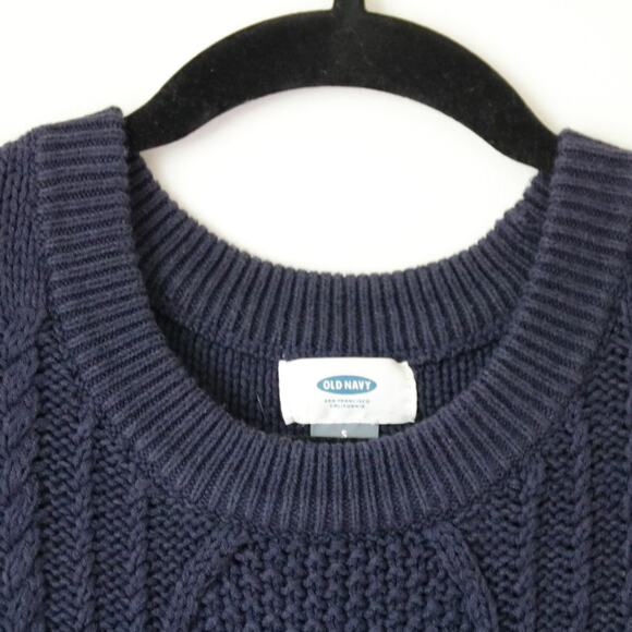 Women's Old Navy Blue Cable Knit Sweater Small - Picture 2 of 5